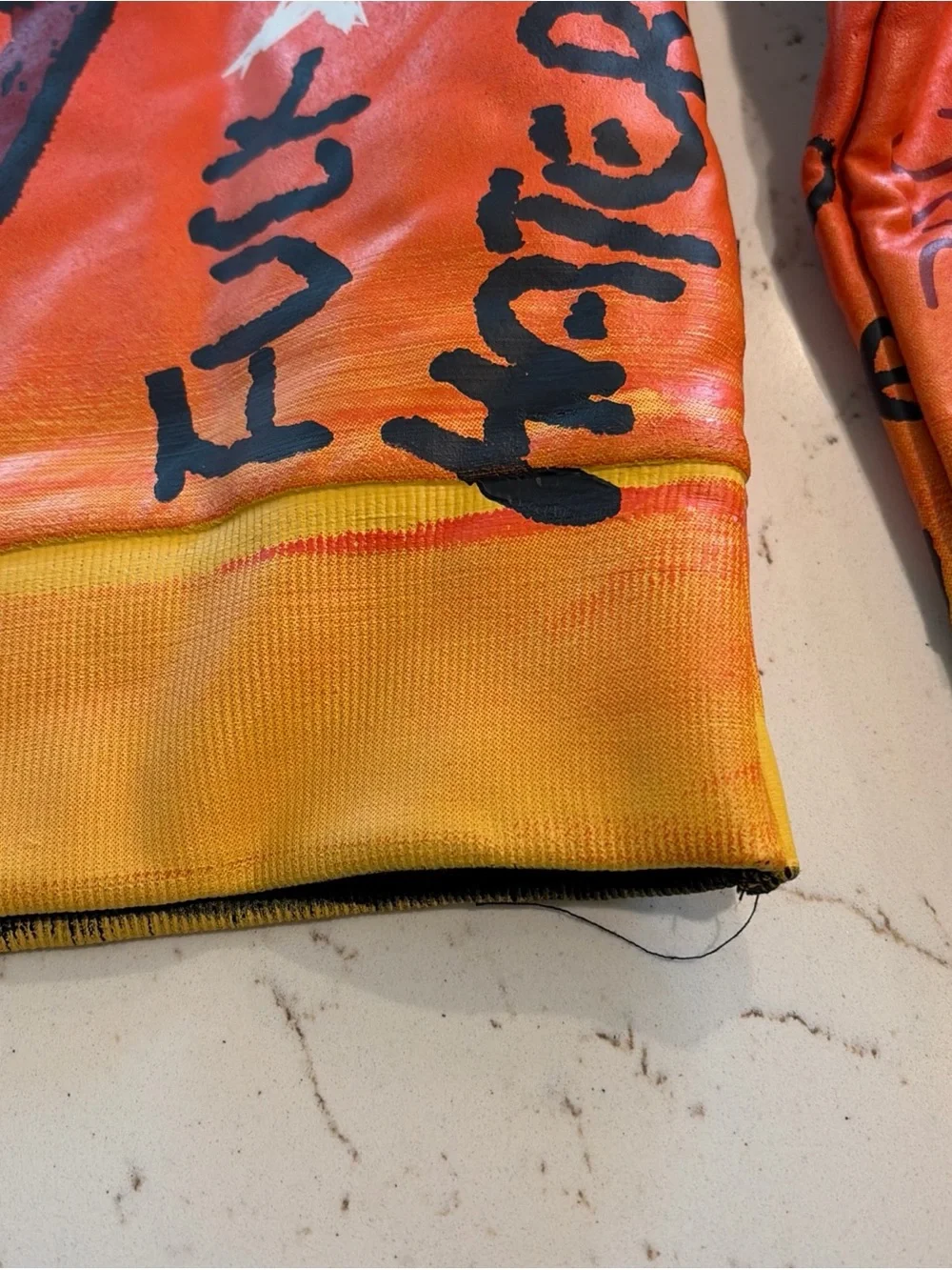 FNTY LIFE Kids Black and Orange Graphic Hoodie
